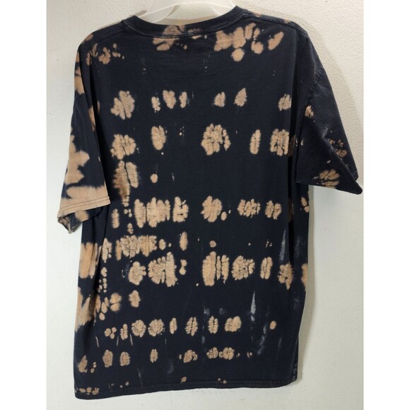 Justice League Mens Batman Black Tan Tie Dyed TShirt Size Large Tee - Picture 4 of 7